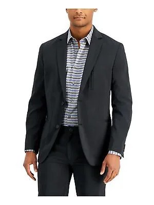 ALFANI Мужской черный однобортный спортивный пиджак стандартного кроя XL