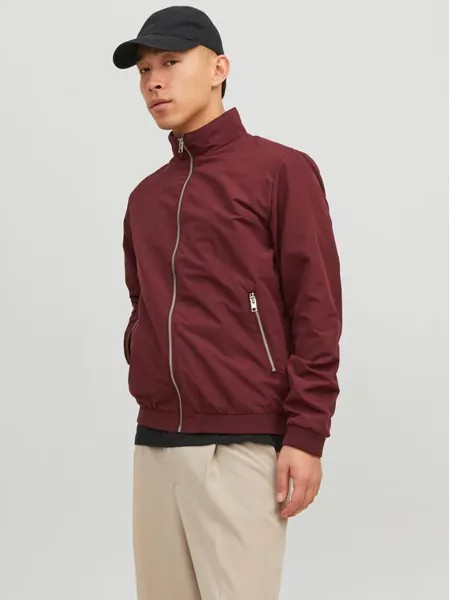 Бомбер стандартного кроя Jack&Jones, красный