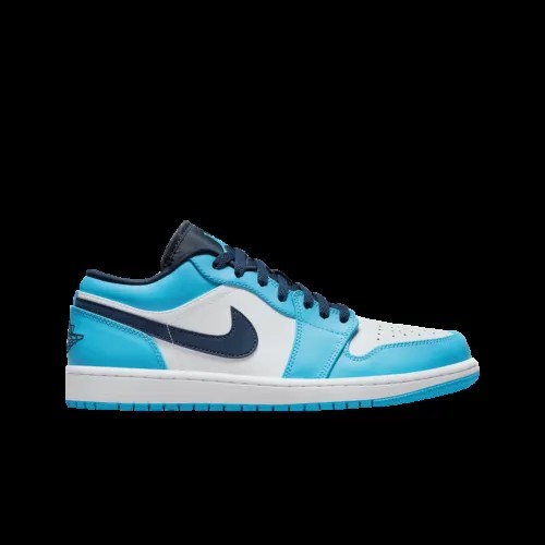 Jordan 1 Low Dark Powder Blue 553558-144 Мужская обувь Кроссовки
