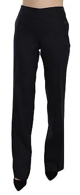 Брюки CNC COSTUME NATIONAL Черные прямые брюки с высокой талией IT42/ W33 /M $500