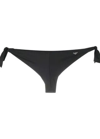 Emporio Armani плавки бикини с завязками и логотипом