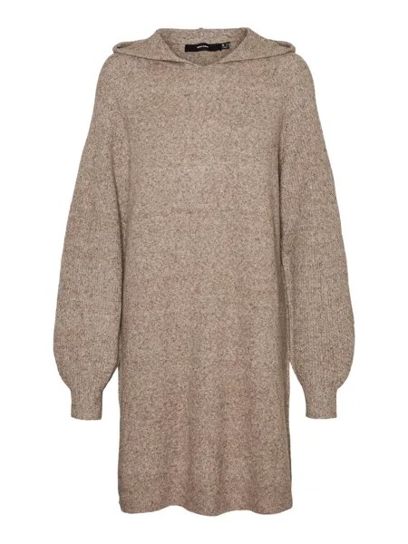 Вязанное платье Vero Moda DOFFY, светло-коричневый