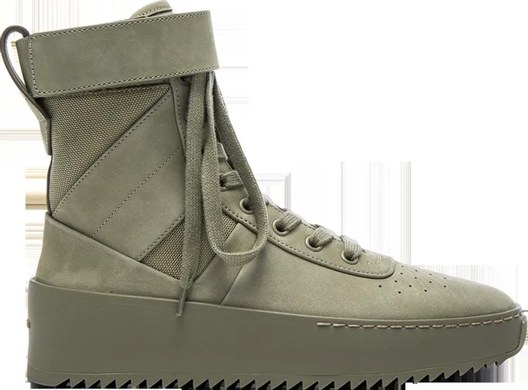 Кроссовки Fear of God Military Sneaker Army Green, зеленый