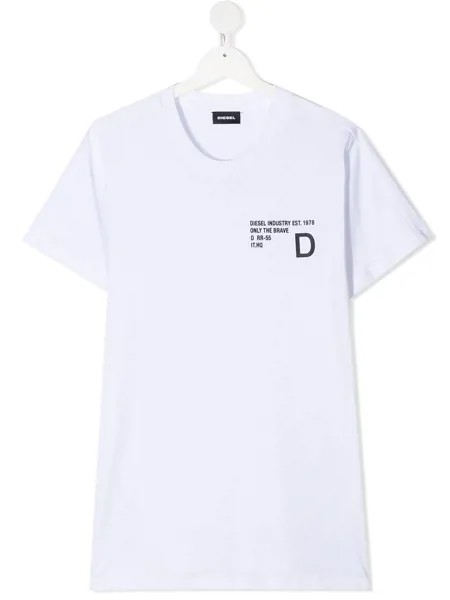 Diesel Kids футболка с логотипом