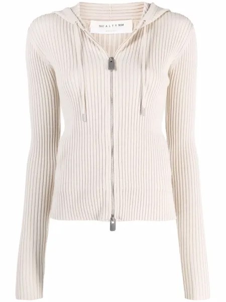 1017 ALYX 9SM ribbed knit zip-up cardigan