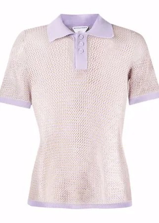 Bottega Veneta фактурная рубашка поло
