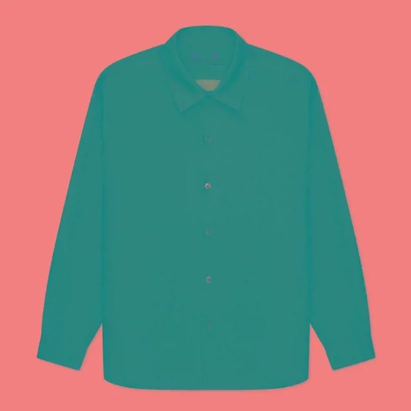 Мужская рубашка SOPHNET. Regular Collar Big Coolmax 10.3 Oz Denim синий, Размер L