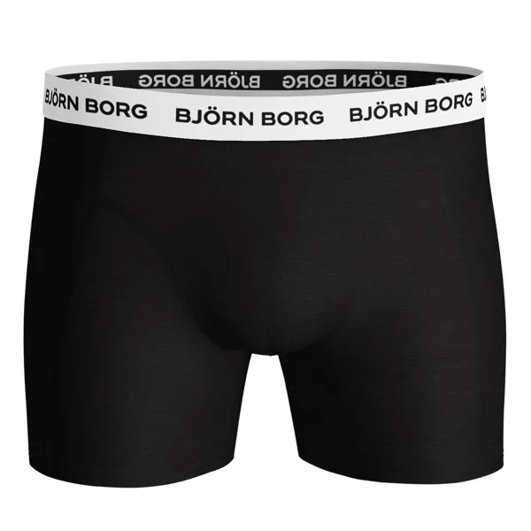 Боксеры Björn Borg Boxershorts Contrast Solid Sammy 3 шт, черный