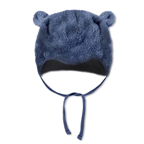 Linas baby Шапка для новорожденного малыша на хлопковой подкладке с ушками Мишка для мальчика