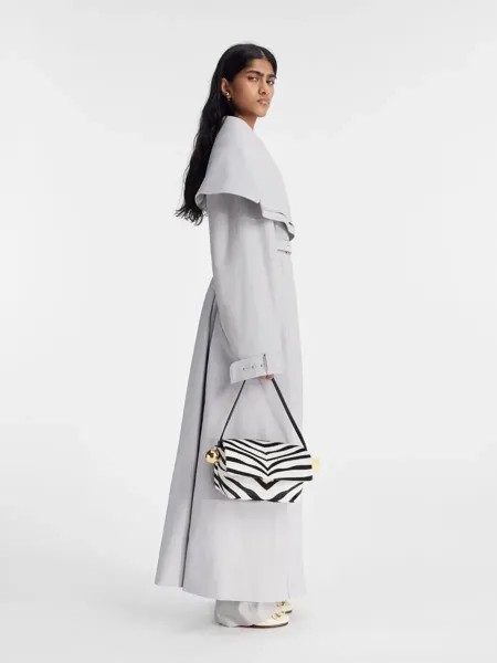 Драпированный тренч Окоп Карузо Jacquemus, светло-серый