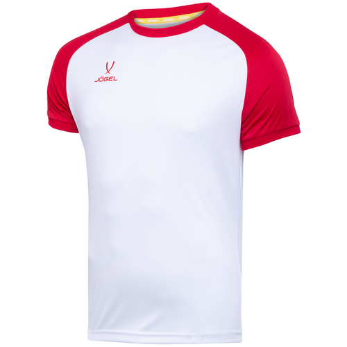 Футболка футбольная Jogel Camp Reglan Jft-1021-012, белый/красный (XL)