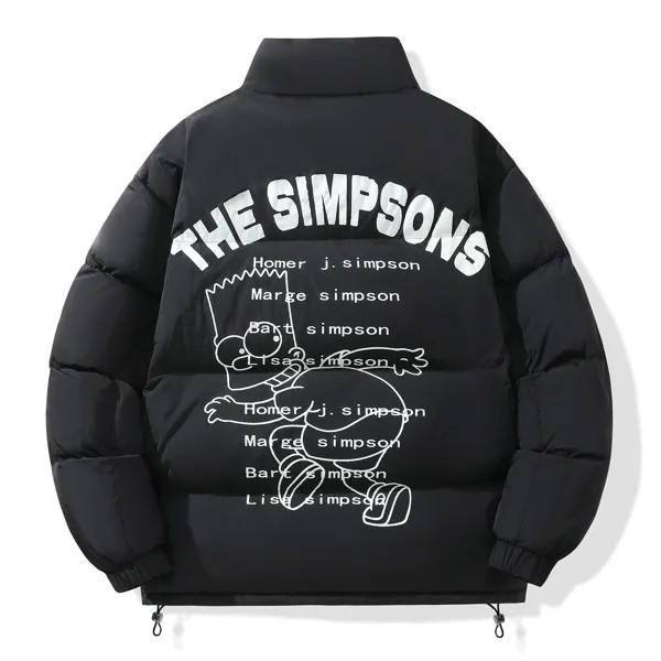 The Simpsons Пуховик унисекс «Симпсоны», Белый