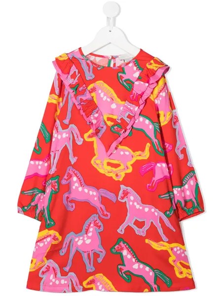 Stella McCartney Kids платье с принтом