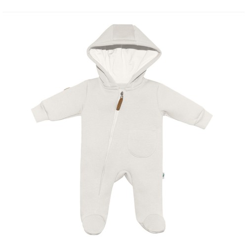 Комбинезон Toucan for Kids, закрытая стопа, размер 68, экрю