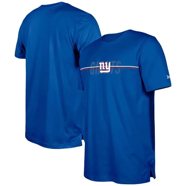 Мужская футболка New Era Royal New York Giants 2023 для тренировочного лагеря НФЛ