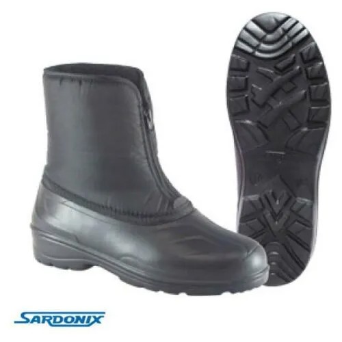 Ботинки мужские, цвет черный, размер 43-44, бренд Sardonix, артикул 173-01