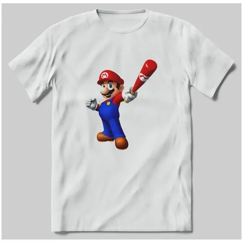 Футболка с принтом Mario - 176