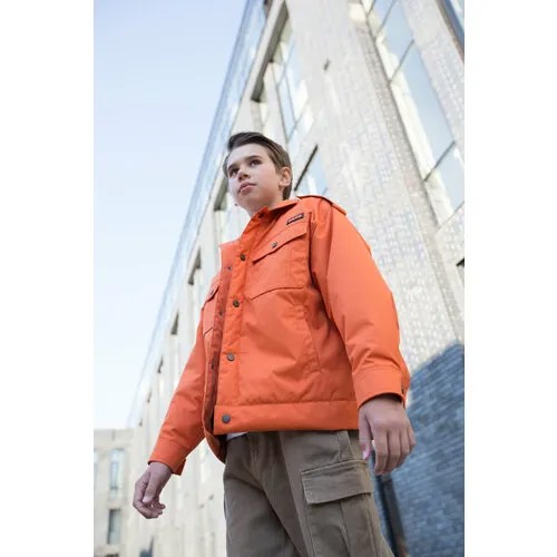 Куртка Orso Bianco, размер 140, оранжевый