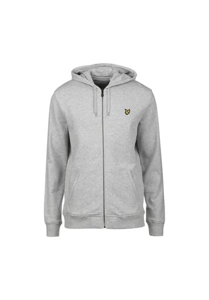 Мужская куртка на молнии с капюшоном Lyle & Scott, цвет Hellgrau