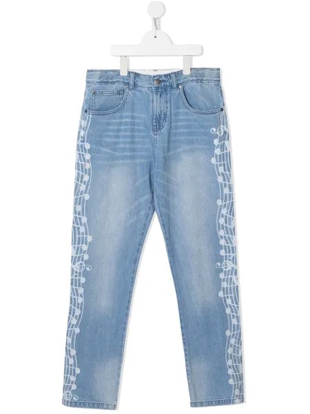 Stella McCartney Kids джинсы с принтом