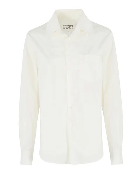 Хлопковая рубашка MM6 Maison Margiela