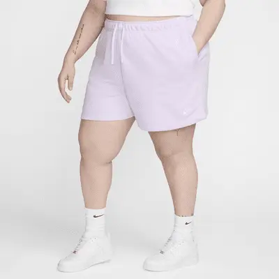 Шорты Nike Sportswear Club Fleece, цвет Violet Mist/White