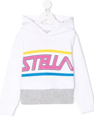 Stella McCartney Kids худи с логотипом