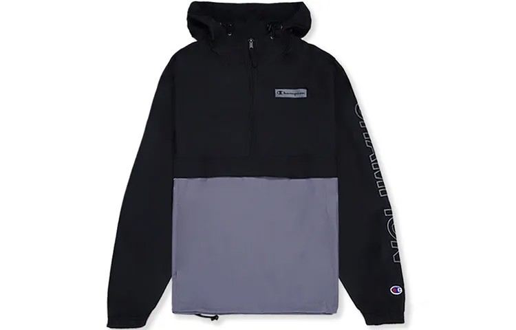 Куртка унисекс Champion, цвет Black and Gray