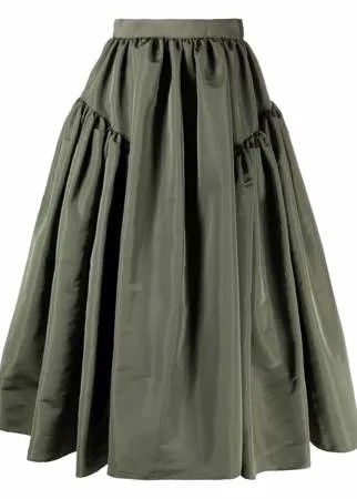 Alexander McQueen юбка миди со сборками