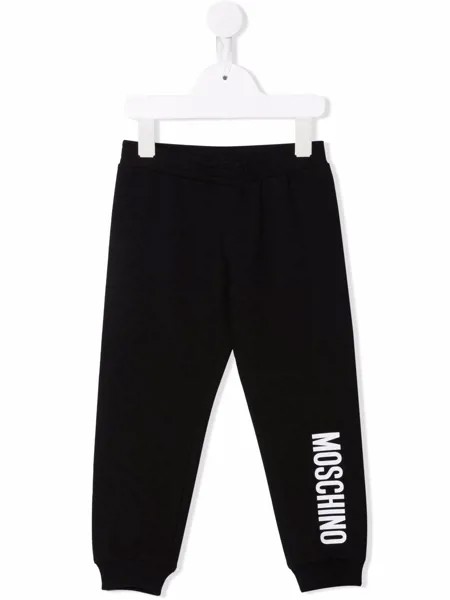 Moschino Kids спортивные брюки с логотипом