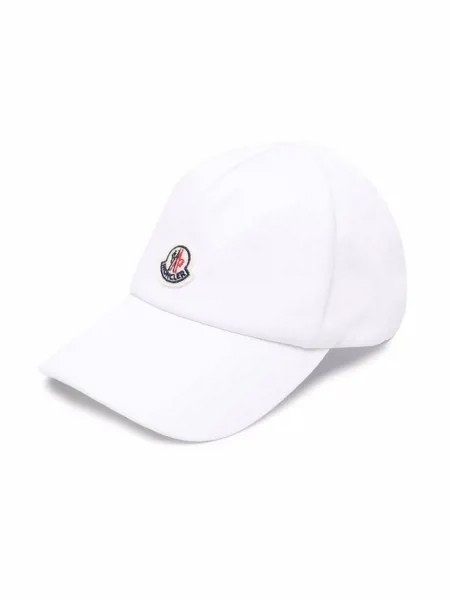 Moncler Enfant кепка с нашивкой-логотипом