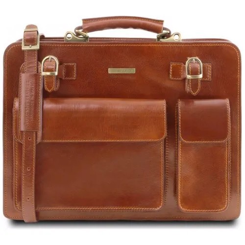Кожаный портфель Tuscany Leather Venezia TL141268 Мед