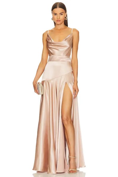 Платье Bronx and Banco X Revolve Leo Gown, цвет Champagne