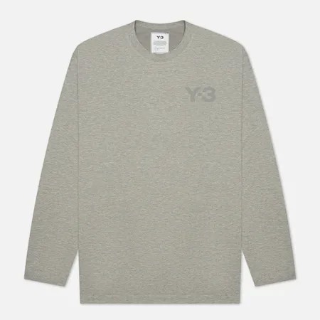 Мужской лонгслив Y-3 Classic Chest Logo Y-3, цвет серый, размер S
