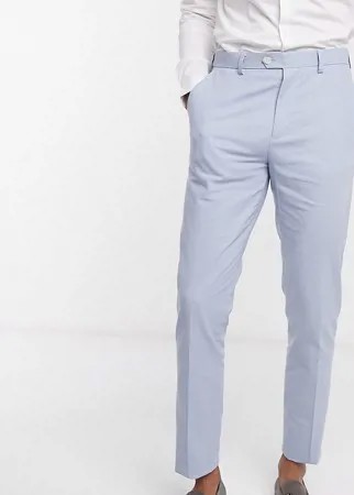 Льняные брюки узкого кроя Gianni Feraud Wedding Tall-Голубой