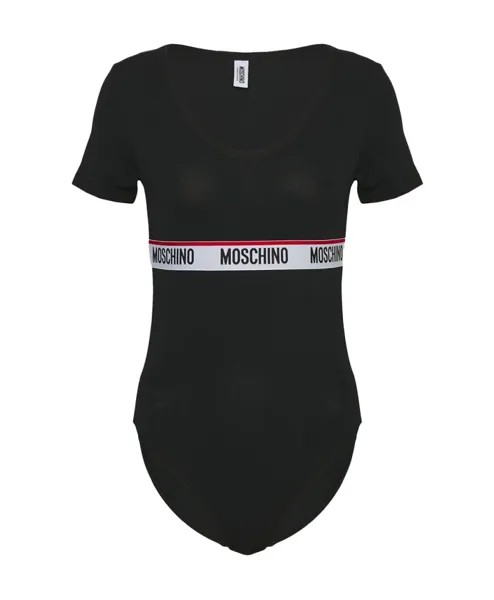 Хлопковый топ S Love Moschino, черный