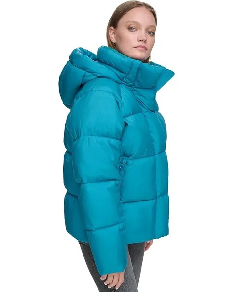 Пуховик Levi's Quilted Hooded Bubble Puffer, цвет Ocean Depths