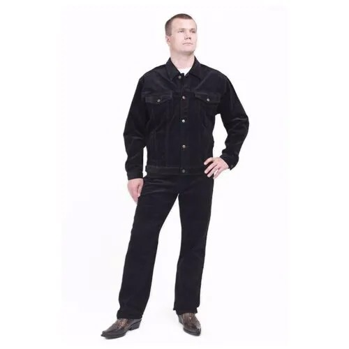 Вельветовый костюм МO842+5021Black Montana XXL Черный