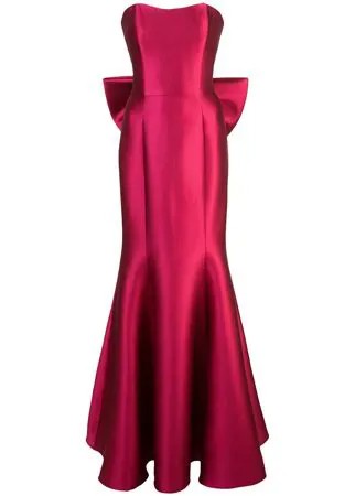 Marchesa Notte вечернее платье без бретелей
