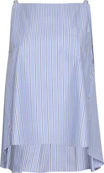 Рубашка Sacai Poplin Camisole 'Light Blue Stripe', синий