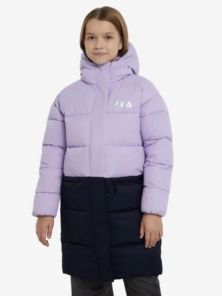 Пальто утепленное для девочек FILA, Фиолетовый