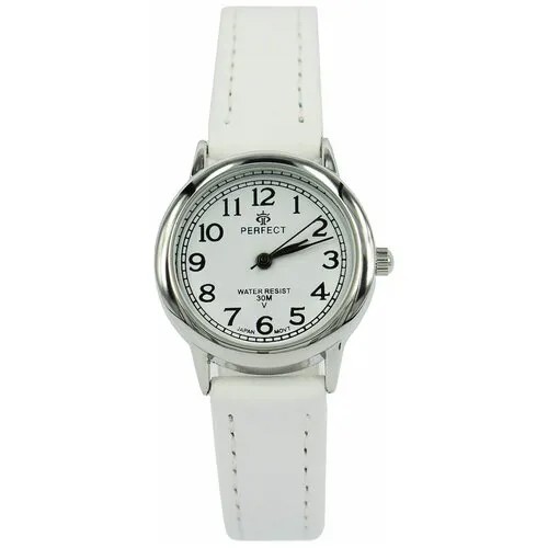 Perfect часы наручные, кварцевые, на батарейке, женские, металлический корпус, кожаный ремень, металлический браслет, с японским механизмом LX017-131-2