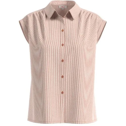 Блуза  s.Oliver, повседневный стиль, короткий рукав, в полоску, размер 34 (XS)
