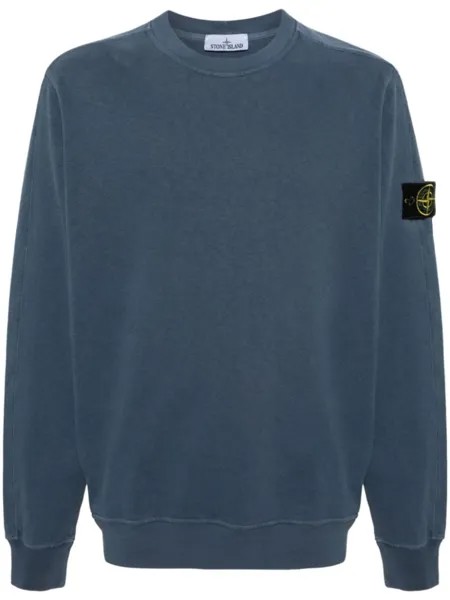 Stone Island толстовка с нашивкой Compass, синий