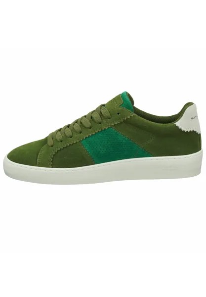 Кроссовки низкие PLAKKA Scotch & Soda, цвет army green