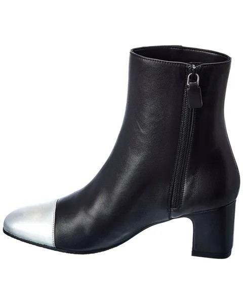 Кожаные ботильоны Stuart Weitzman Milla 60, черный