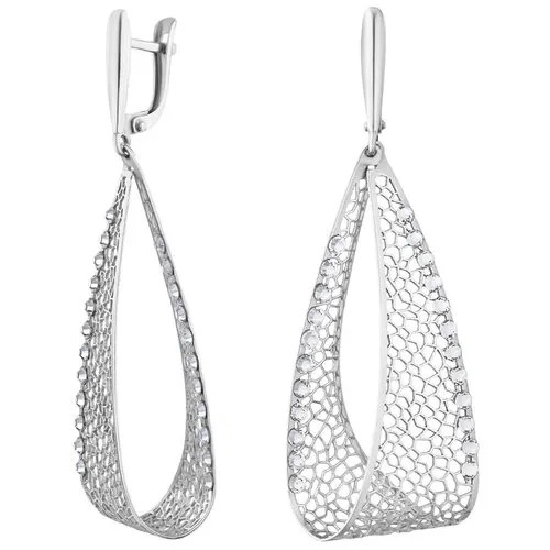 Серьги серебряные со стразами арт. 2126104/9