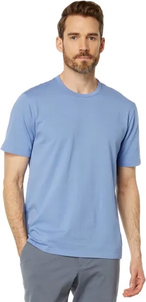 Футболка Vince Garment Dye Short Sleeve Crew, цвет Washed Periwinkle