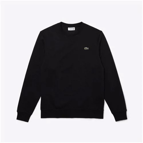 Мужская толстовка Lacoste Sport Cotton Blend Fleece чёрный , Размер XXL