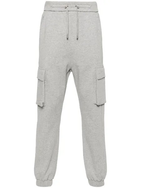 Balmain спортивные брюки с логотипом, серый